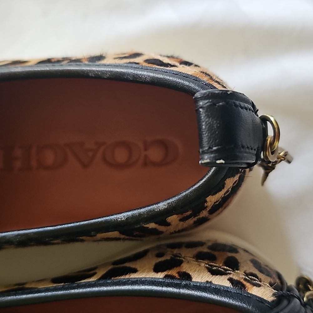 Coach Women's Leopard Patchwork Slip-On Shoes - image 6